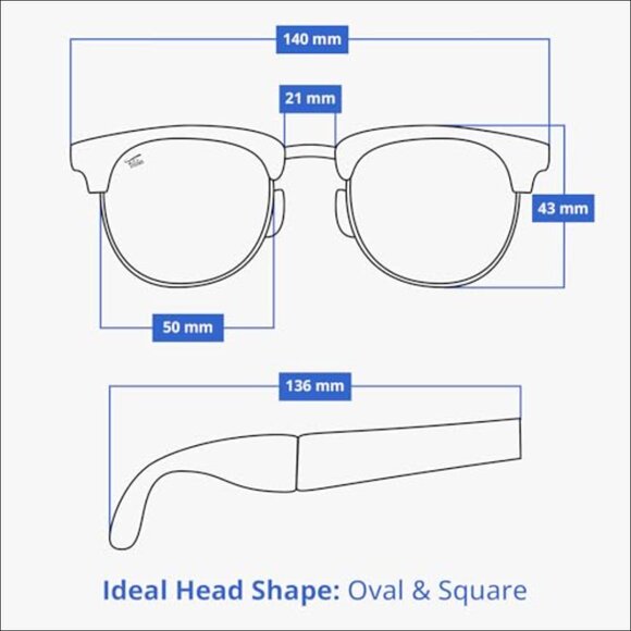 Polarized Folding Sunglasses with Leather Case, UV400 Protection main image 6